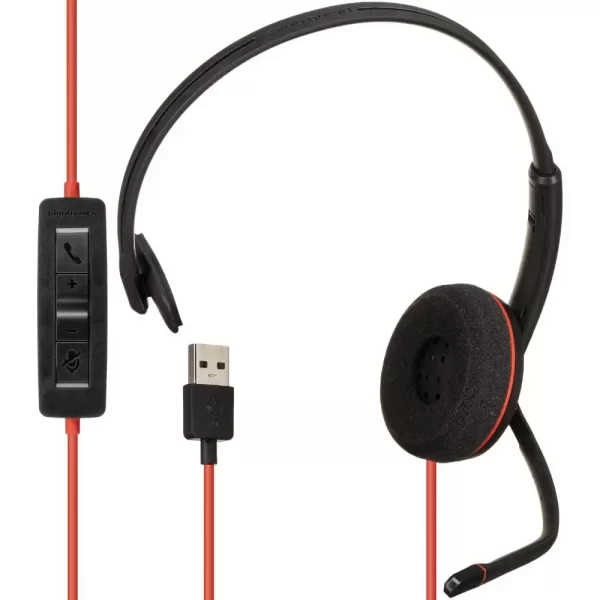 BLACKWIRE C3210 USB-A HEADSET MONOAURICULAR COM MICROFONE