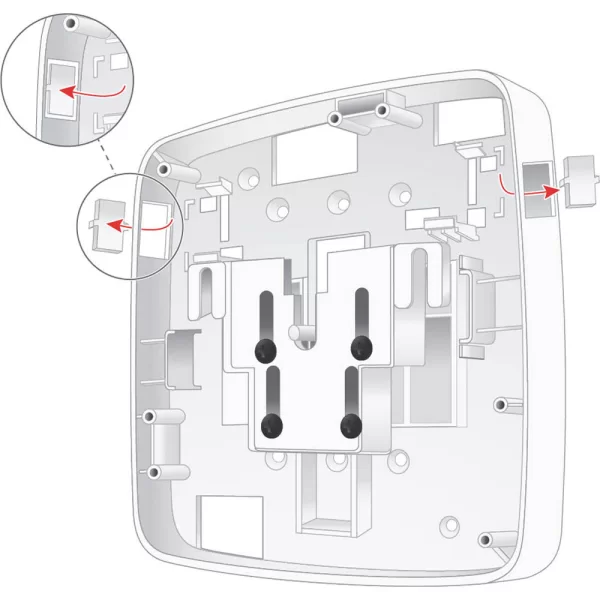AP-220-MNT-W3 WHITE LOW PROFILE AP FLAT SURFACE MOUNT KIT (JY706A)