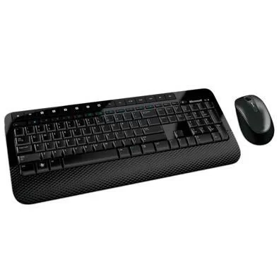 TECLADO E MOUSE SEM FIO DESKTOP 2000 PRETO (M7J-00021)