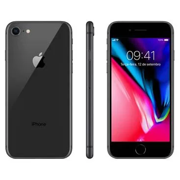 iPhone 8 Apple Cinza Espacial, 256GB Desbloqueado (MQ7C2BR/A)