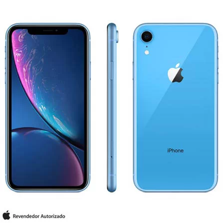 iPhone XR Apple Azul, 128GB Desbloqueado (MRYH2BR/A)
