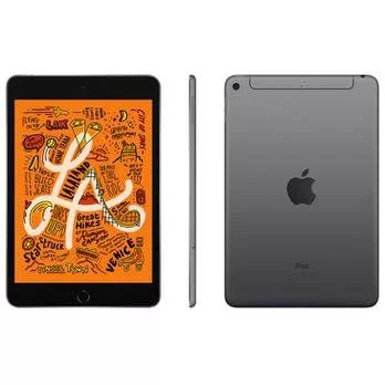 iPad mini 5 Apple, Tela Retina, 256GB, Cinza Espacial, Wi-Fi + Cellular (MUXC2BZ/A)