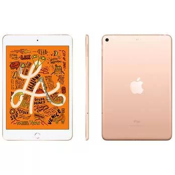 iPad mini 5 Apple, Tela Retina, 256GB, Dourado, Wi-Fi + Cellular (MUXE2BZ/A)