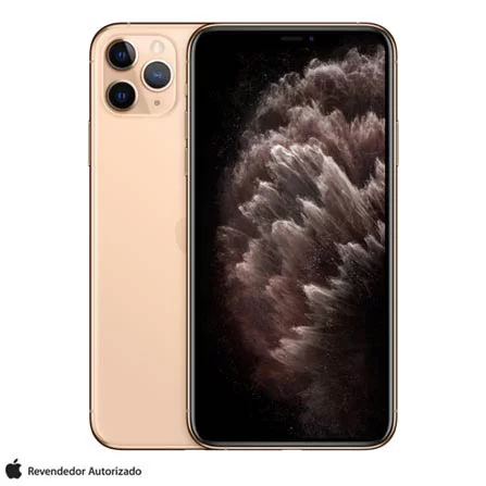 iPhone 11 Pro Max Apple Dourado, 64GB Desbloqueado (MWHG2BZ/A)