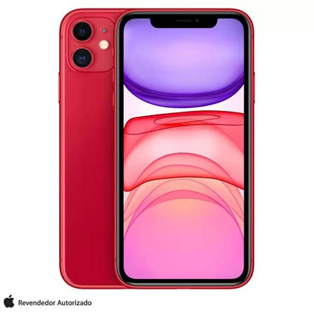 iPhone 11 Apple (PRODUCT) Vermelho™, 128GB Desbloqueado (MWM32BZ/A)