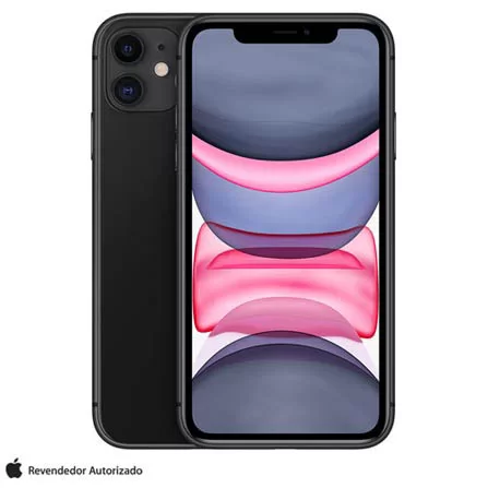 iPhone 11 Apple Preto, 256GB Desbloqueado (MWM72BZ/A)