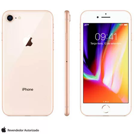 IPHONE 8 128GB DOURADO (MX182BR/A)