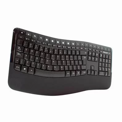 TECLADO E MOUSE SEM FIO DESKTOP 5050 PRETO (PP4-00005)