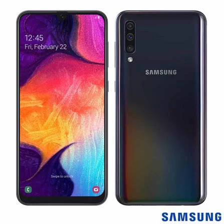 SMARTPHONE GALAXY A50 64GB PRETO (SM-A505GZKBZTO)
