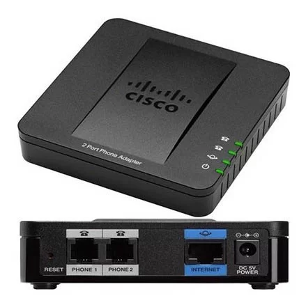2 PORT PHONE ADAPTER (SPA112-BR)