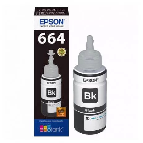 REFIL TINTA EPSON PRETO P/ L110/L200/L210/L355/L555 (T664120-AL)