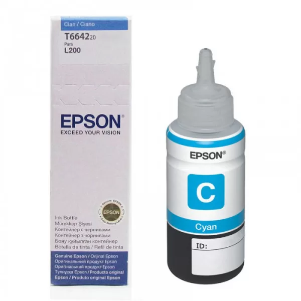 REFIL TINTA EPSON CIANO P/ L110/L200/L210/L355/L555 (T664220-AL)