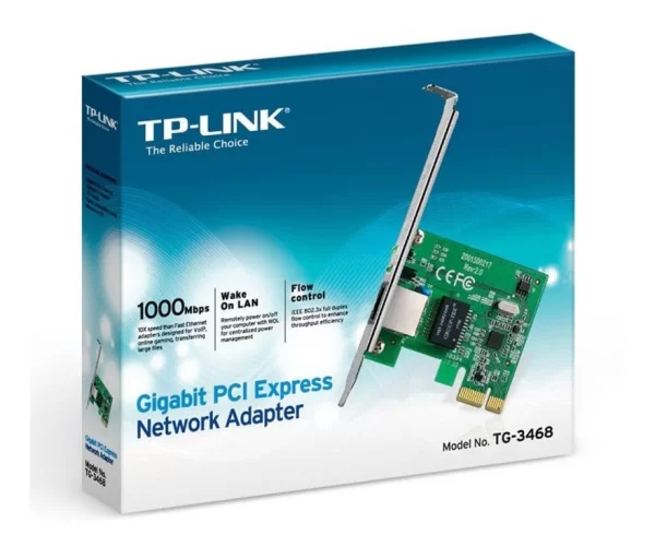PLACA DE REDE PCI-EXPRESS 10/100/1000MBPS (TG-3468)