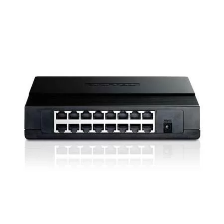 SWITCH 16 PTS 10/100M PLUG&amp;PLAY MONTAGEM EM RACK (TL-SF1016D)