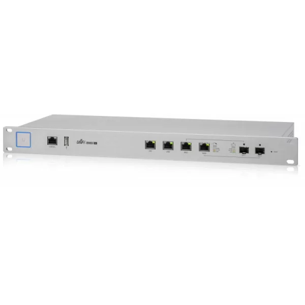 Roteador UniFi Ubiquiti 4p RJ45 +2p SFP 4 Gbps - USG-PRO-4