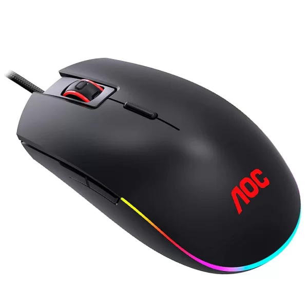 AOC MOUSE GAMER GM500 DPI RGB 8 BOT ES MACRO MANAGER (GM500DRBB/FG)