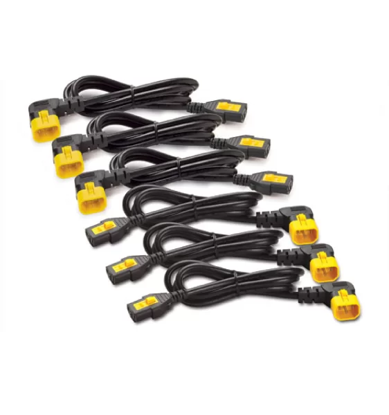 KIT (6) CABOS DE ENERGIA 10A 100V-230V IEC C13 PARA IEC C14 1.8M (AP8706S-WW)