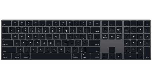 MAGIC KEYBOARD COM NUMERICO CINZA ESPACIAL (MRMH2BZ/A)