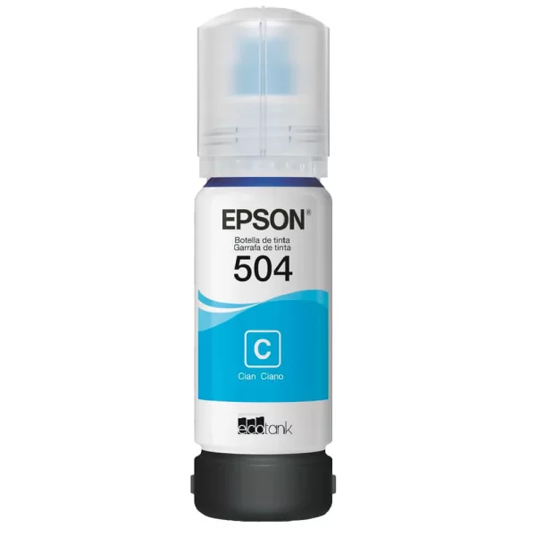 REFIL TINTA EPSON T504 CIANO PARA L4150/L4160/L6171 (T504220-AL)