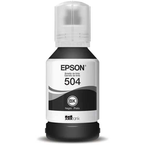 REFIL TINTA EPSON T504 PRETO PARA L4150/L4160/L6171 (T504120-AL)