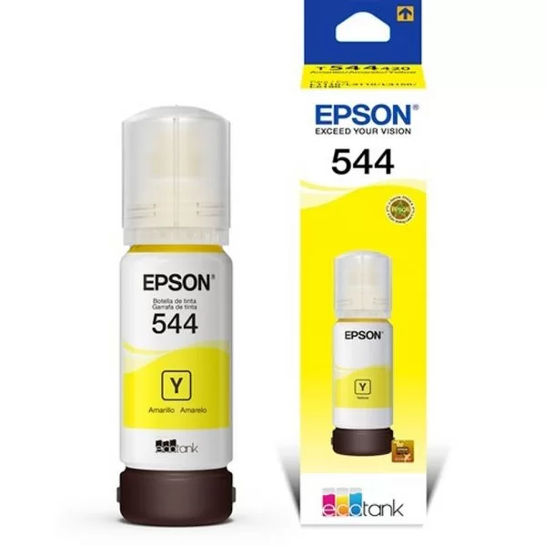 GARRAFA DE TINTA EPSON T544 AMARELO (T544420-AL)