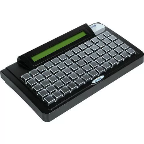 GERTEC TEC-E65 TECL PROGRAMAVEL 65 TECLAS DISPLAY PS2 PRETO (004.0783.0)
