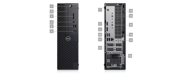 DESK DELL OPT 3060 SFF I3-8100 WIN 10 PRO 4GB 500GB DVDRW 1 ONSITE (210-AOOS-I3)