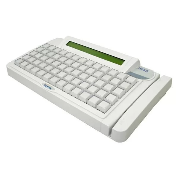 GERTEC TEC65 TECL PROGRAMAVEL 65 TECLAS DISPLAY PS2 CINZA (004.0646.8)
