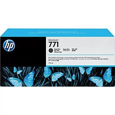 CARTUCHO PLOTTER HP 771A PRETO FOSCO 775 ML UK (B6Y15A)