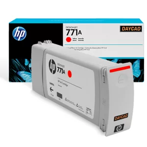 CARTUCHO PLOTTER HP 771A VERMELHO CROMÁTICO 775 ML UK (B6Y16A)