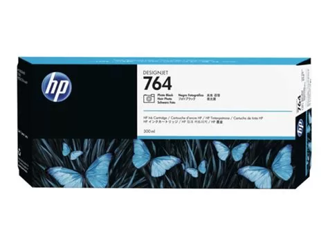 CARTUCHO PLOTTER HP 764 PRETO FOTOGRÁFICO 300 ML UK (C1Q17A)