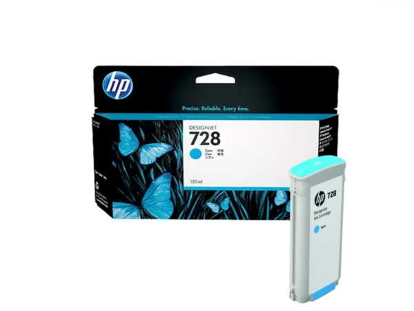 CARTUCHO PLOTTER HP 728 CIANO 130 ML UK (F9J67A)