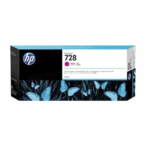 CARTUCHO PLOTTER HP 728 MAGENTA 300 ML UK (F9K16A)