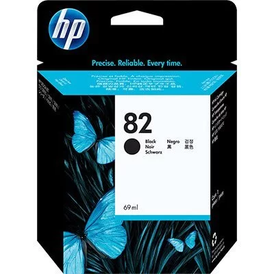 CARTUCHO PLOTTER HP 82 PRETO 69 ML UK (CH565AB)