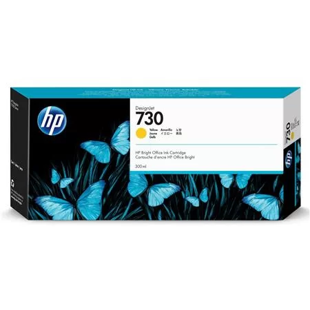 CARTUCHO PLOTTER HP 730 AMARELO 300 ML UK (P2V70A)