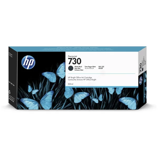 CARTUCHO PLOTTER HP 730 PRETO FOSCO 300 ML UK (P2V71A)