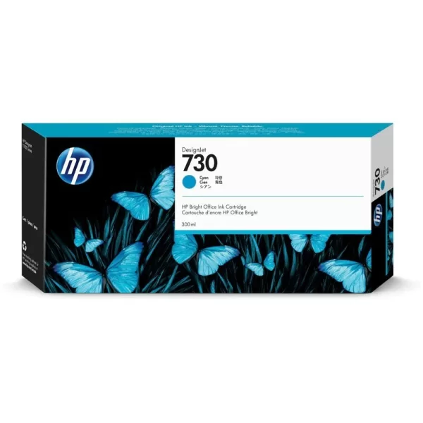 CARTUCHO PLOTTER HP 730 CIANO 300 ML UK (P2V68A)