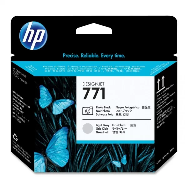 CABECOTE PLOTTER HP 771A PRETO FOTOGRAFICO E CINZA CLARO UK (CE020A)