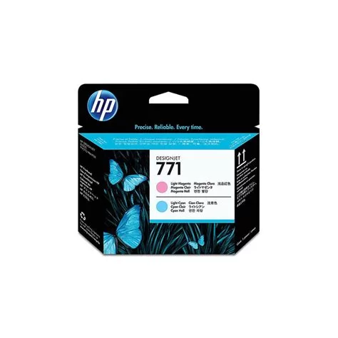 CARTUCHO PLOTTER HP 771A CABECOTE MAGENTA E CIANO CLARO UK (CE019A)