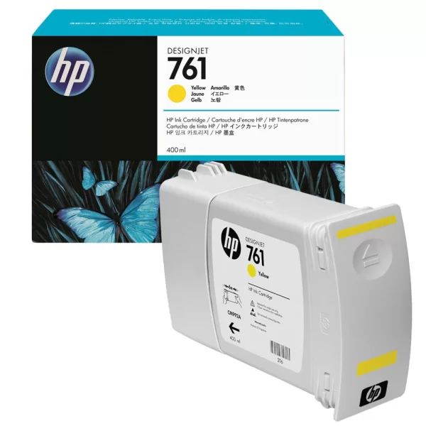 CARTUCHO PLOTTER HP 761 AMARELO 400 ML UK (CM992A)