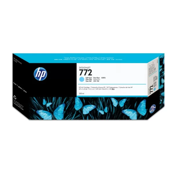 CARTUCHO PLOTTER HP 772 CIANO CLARO 300 ML UK (CN632A)