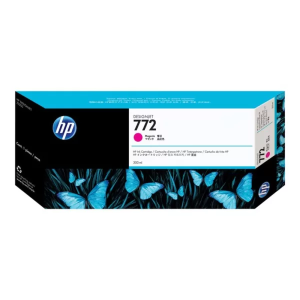 CARTUCHO PLOTTER HP 772 MAGENTA 300 ML UK (CN629A)
