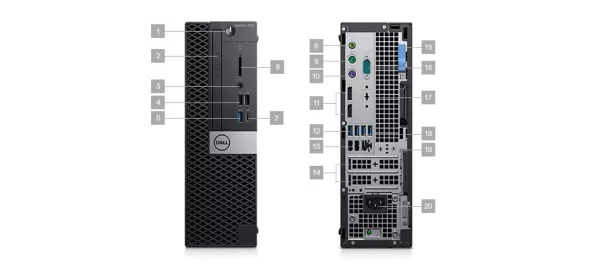 DESK DELL OPT 7070 SFF I5-950 WIN 10 PRO 8GB 500GB 3 PROSUPPORT (210-ASRM-I5)