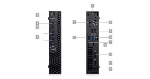 DESK DELL OPT 3070M I5-9500T MICRO WIN 10 PRO 8GB 256SSD 1ONSITE (210-ATBP-I5-8GB)