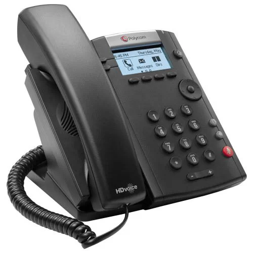 MSFT SFB VVX 201 2-LINE PHONE UCS SFB/LYNC LICENSENOPOWER SUPPLY (2200-40450-019)
