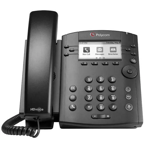 TEL VVX 301 6-LIN. POE COM LIC SFB/LYNC VOZHD S/FONTE (2200-48300-019)