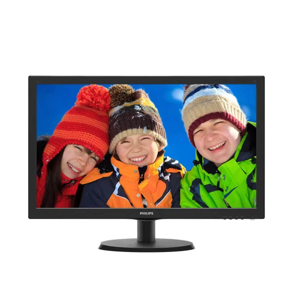 MONITOR LED PHILIPS 21.5 WIDES FULLHD/5MS/VGA/HDMI/60HZ/VESA/PRETO (223V5LHSB2)