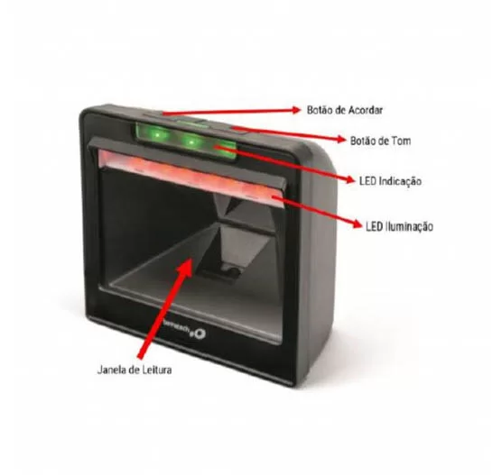 LEITOR LINEAR IMAGER 2D I-3200 I 3200 USB (103014400)