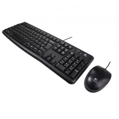 KIT LOGITECH MK120 COM FIO USB PRETO (920-004429)