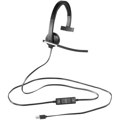 HEADSET LOGITECH M H650E USB - PRETO (981-000513)